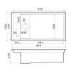 Мойка Omoikiri Kinaru PRO 86-U/I WH