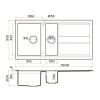 Мойка Omoikiri Kitagawa 100-2-WH