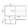 Мойка Omoikiri Kitagawa 100-WH