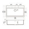 Мойка Omoikiri Kitagawa 79-LB-WH