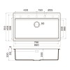 Мойка Omoikiri Kitagawa 86-LB-GB