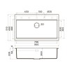 Мойка Omoikiri Kitagawa 86-LB-AZ