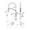 Смеситель Omoikiri Makkari 2 Plus-SB-C-BL