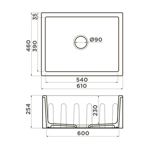Мойка Omoikiri Mikura 61-WH Glossy