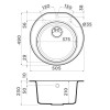 Мойка Omoikiri Miya 50R-CH