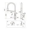 Смеситель Omoikiri Sinto 2 Plus-C-WH