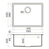 Мойка Omoikiri Tedori 54-U-BL