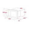 Встраиваемая микроволновая печь Teka ML 8210 BIS White Marble