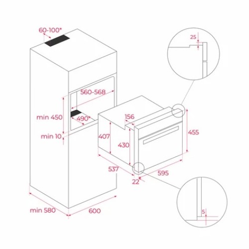 Духовой шкаф Teka HLC 8440 C Full Black