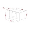 Встраиваемая микроволновая печь Teka MS 622 BIS L SS