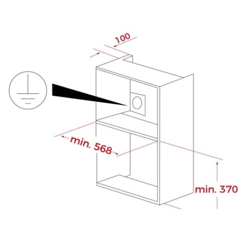 Встраиваемая микроволновая печь Teka MS 622 BIS L SS