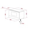 Встраиваемая микроволновая печь Teka MS 622 BIS L SS