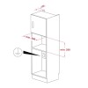 Встраиваемая микроволновая печь Teka MS 622 BIS L SS