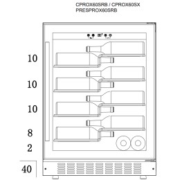 Винный шкаф Temptech CPROX60SX