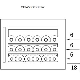 Винный шкаф Temptech OBI45SS