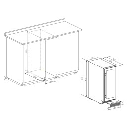 Винный шкаф Temptech OX30DX