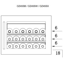 Винный шкаф Temptech OZ45SW