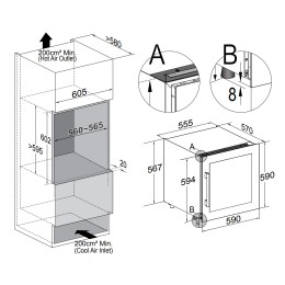 Винный шкаф Temptech OZ60DB