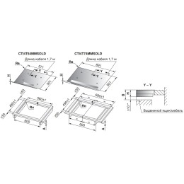 Варочная поверхность V-Zug CTI4T64MMSOLD
