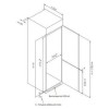 Встраиваемый холодильник Korting KFS 17935 CFNF