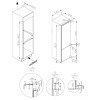 Встраиваемый холодильник Maunfeld MBF193NFFW