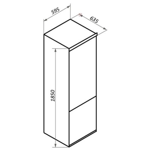 Холодильник Maunfeld MFF185NFBG Inverter