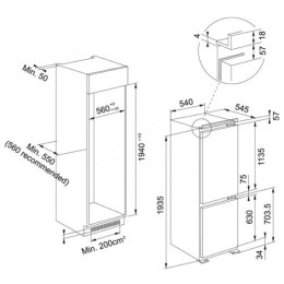 Встраиваемый холодильник Franke FCB 360 V NE E