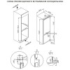 Встраиваемый холодильник MAUNFELD MBF193NFWGR