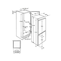 Встраиваемый холодильник MILLEN MBR 180 NF