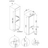 Встраиваемый холодильник Hiberg RFCB 455F NFW inverter