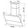 Кухонная вытяжка Maunfeld Plym 60 белое стекло