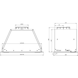 Встраиваемая вытяжка Franke Vera BK 52
