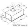 Встраиваемая вытяжка MAUNFELD Domina 60 белый