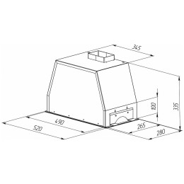 Встраиваемая вытяжка Zigmund & Shtain K 014.5 X