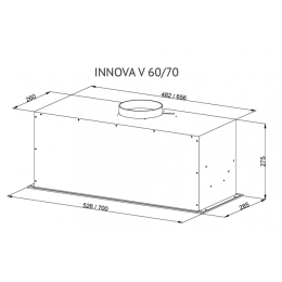 Встраиваемая вытяжка Kuppersberg INNOVA V 60 White