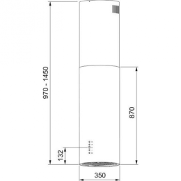 Островная вытяжка Franke REEF 35 WH