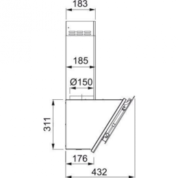 Кухонная вытяжка Franke TEMPER 50 BK