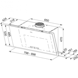 Кухонная вытяжка Franke FMA 2.0 PRO 907 BK