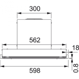 Встраиваемая вытяжка Franke T-FORM 60 BK