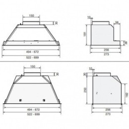 Встраиваемая вытяжка Zigmund & Shtain K 376.51 S