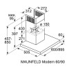 Кухонная вытяжка Maunfeld Modern 60 черный