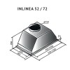 Встраиваемая вытяжка Kuppersberg Inlinea 52 White