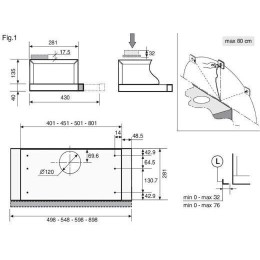Встраиваемая вытяжка Zigmund & Shtain K 002.61 S