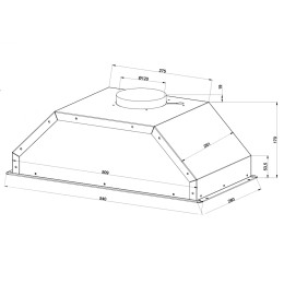 Встраиваемая вытяжка Kuppersberg Intouch 60 W
