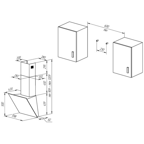 Кухонная вытяжка Kuppersberg F 660 W