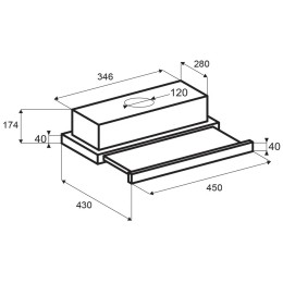 Встраиваемая вытяжка Zigmund&Shtain K 005.41 B