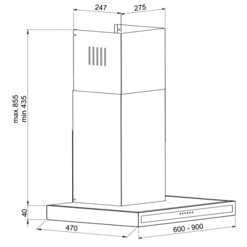 Кухонная вытяжка Kuppersberg DDL 990 X