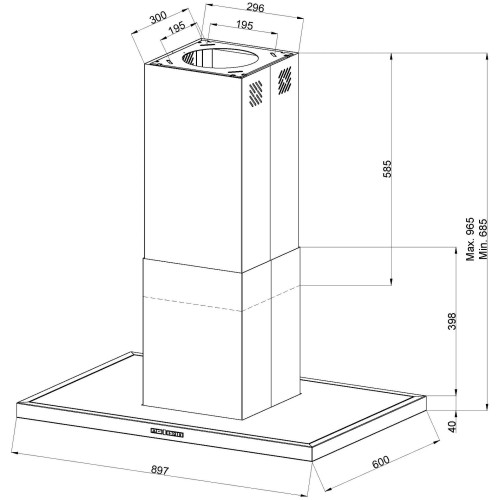 Кухонная вытяжка Kuppersberg DUDL 4 LX