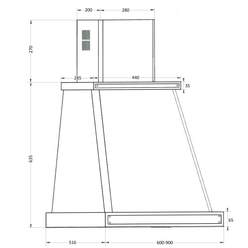 Кухонная вытяжка Kuppersberg T 939 BOR Bronze