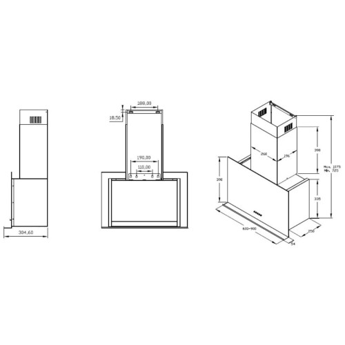 Кухонная вытяжка Korting KHC 95330 GN